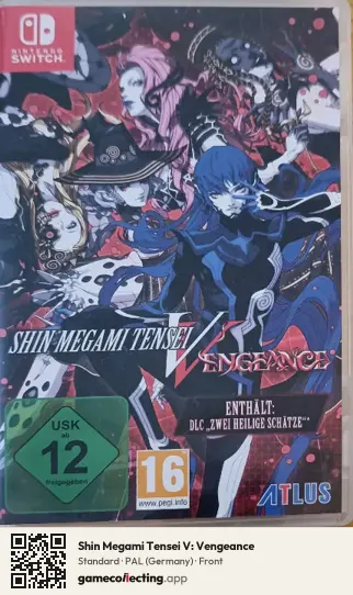 Shin Megami Tensei V: Vengeance Nintendo Switch, Germany box front