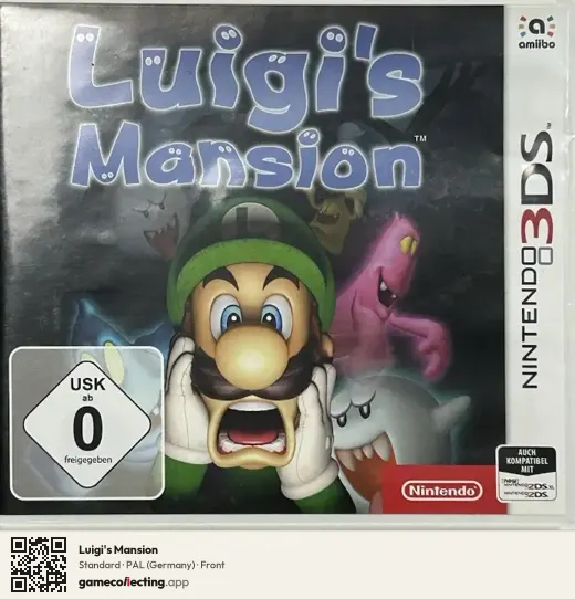 Luigi's Mansion Nintendo 3DS, Germany box front