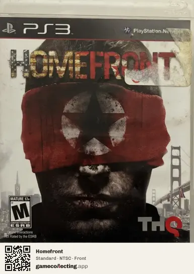 Homefront PlayStation 3, NTSC box front