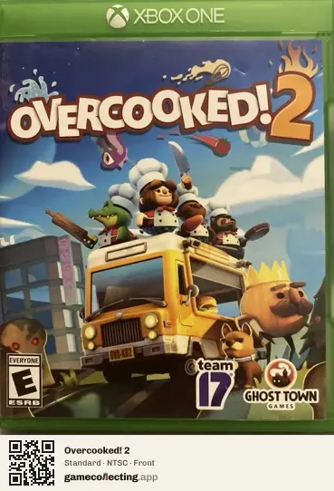 Overcooked! 2 Xbox One, NTSC box front