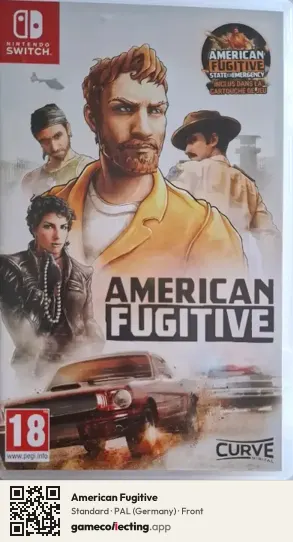 American Fugitive Nintendo Switch, Germany box front