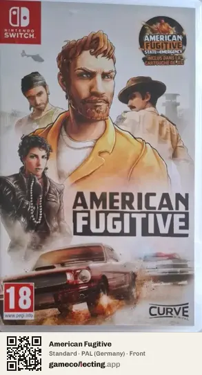 American Fugitive Nintendo Switch, Germany box front