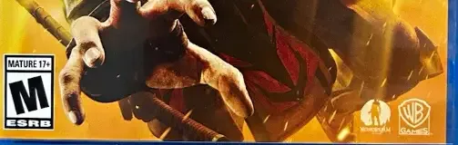 Mortal Kombat 11, the ESRB box on its front