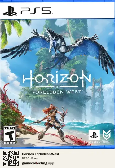 Horizon Forbidden West PlayStation 5, NTSC box front