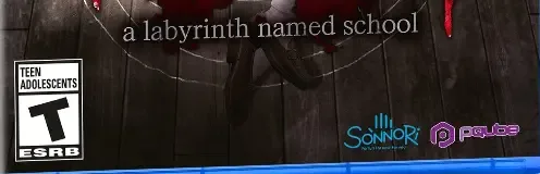White Day: A Labyrinth Named School, the ESRB box on its front