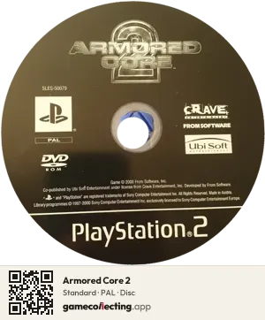 Armored Core 2 PlayStation 2, PAL disc