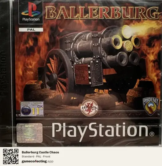 Ballerburg Castle Chaos PlayStation, PAL box front