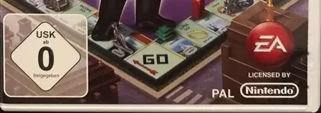 Monopoly, the USK square on its front