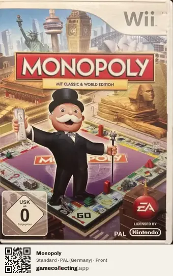 Monopoly Nintendo Wii, Germany box front