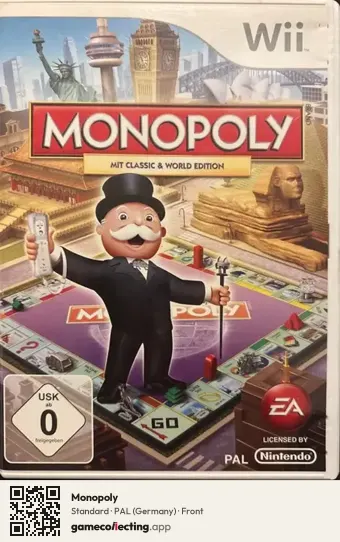Monopoly Nintendo Wii, Germany box front
