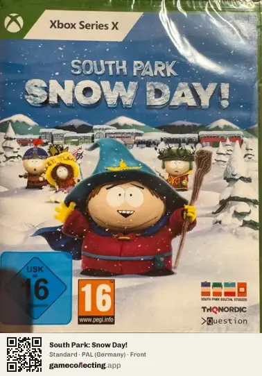 South Park: Snow Day! Xbox Series X, Germany box front
