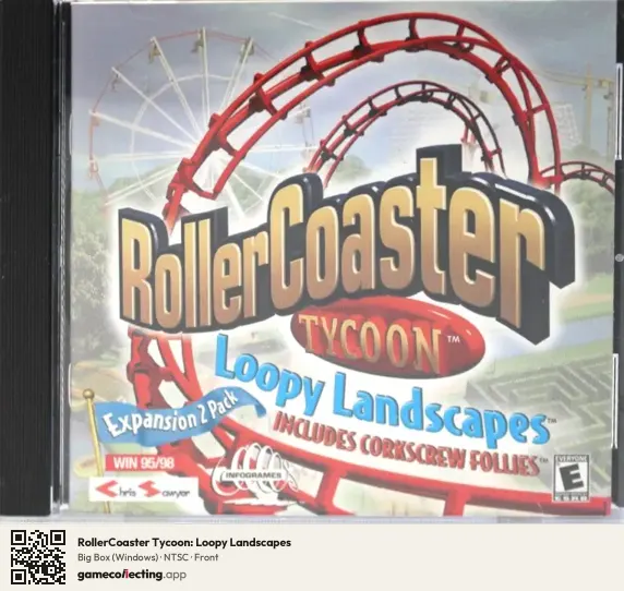 RollerCoaster Tycoon: Loopy Landscapes Computer, NTSC box front