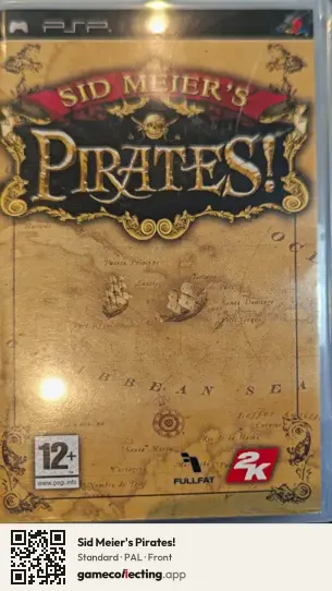 Sid Meier's Pirates! PlayStation Portable, PAL box front