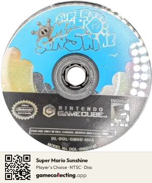 Super Mario Sunshine Nintendo GameCube, NTSC disc