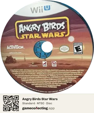 Angry Birds Star Wars Nintendo Wii U, NTSC disc