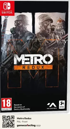 Metro Redux Nintendo Switch, PAL box front