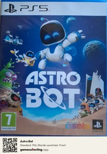 Astro Bot PlayStation 5, Nordic countries box front