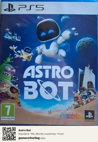 Astro Bot PlayStation 5, Nordic countries box front