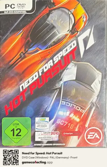 Need for Speed: Hot Pursuit Computer, Germany box front
