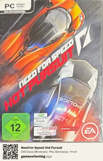 Need for Speed: Hot Pursuit Computer, Germany box front