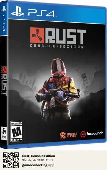 Rust: Console Edition PlayStation 4, NTSC box front