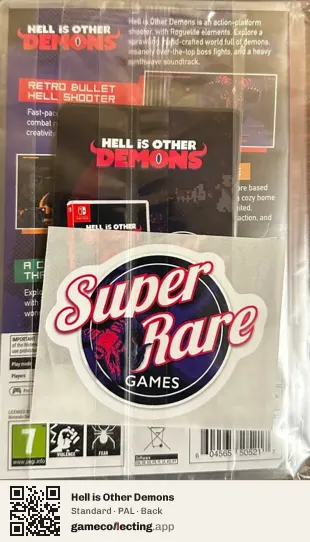 Hell is Other Demons Nintendo Switch, PAL box back