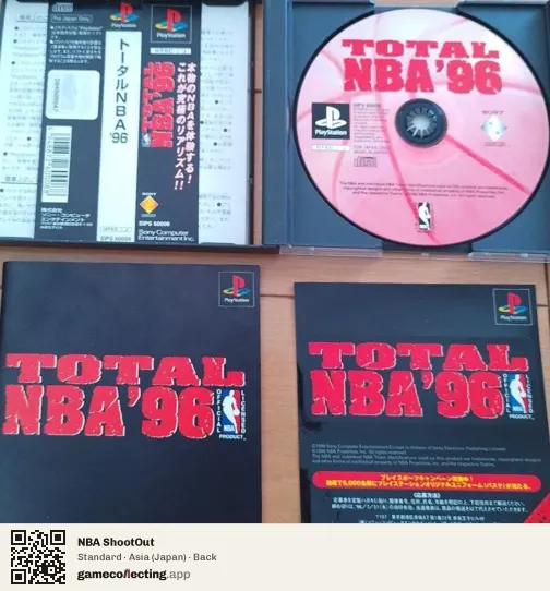NBA ShootOut PlayStation, Japan box back