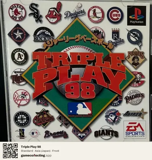 Triple Play 98 PlayStation, Asia box front
