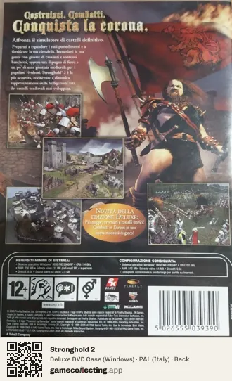 Stronghold 2 Computer, Italy box back