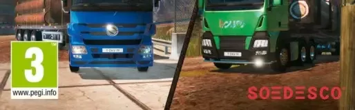 Truck Driver, the PEGI square on its front