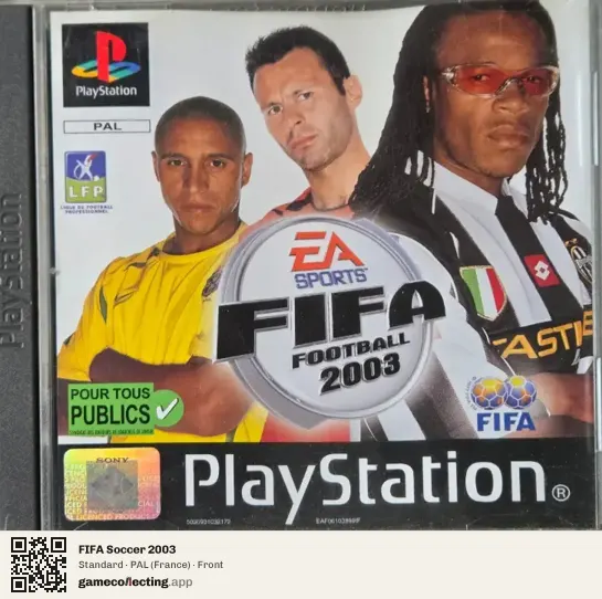 FIFA Soccer 2003 PlayStation, France box front