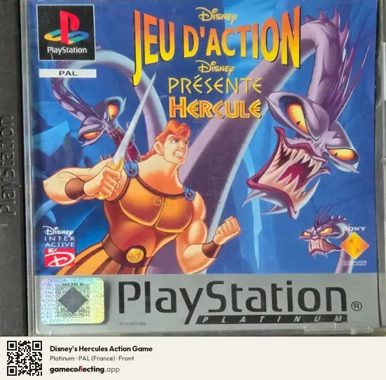 Disney's Hercules Action Game PlayStation, France box front