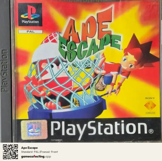 Ape Escape PlayStation, France box front