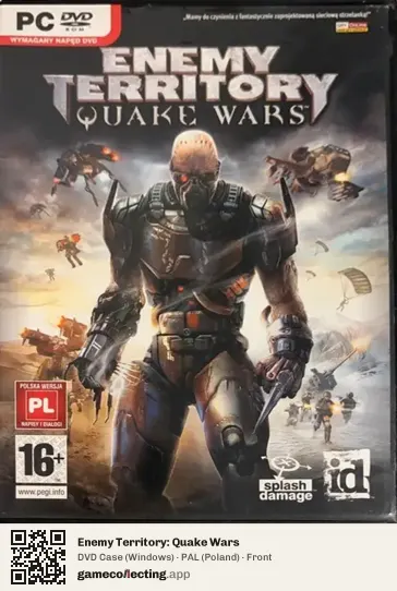 Enemy Territory: Quake Wars Computer, Poland box front