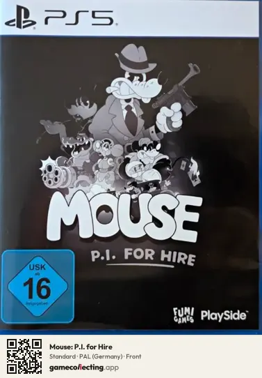 Mouse: P.I. for Hire PlayStation 5, Germany box front