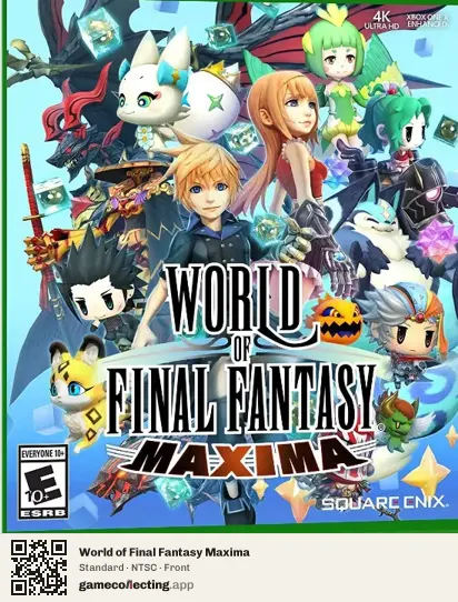 World of Final Fantasy Maxima Xbox One, NTSC box front