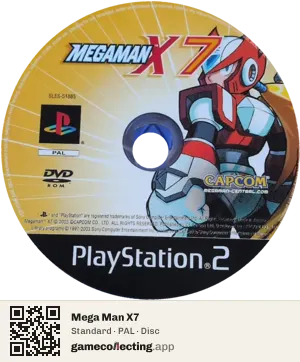 Mega Man X7 PlayStation 2, PAL disc