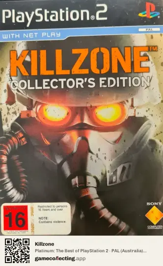 Killzone PlayStation 2, Australia box front