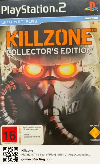 Killzone PlayStation 2, Australia box front