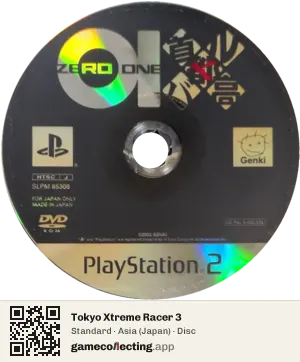 Tokyo Xtreme Racer 3 PlayStation 2, Asia disc