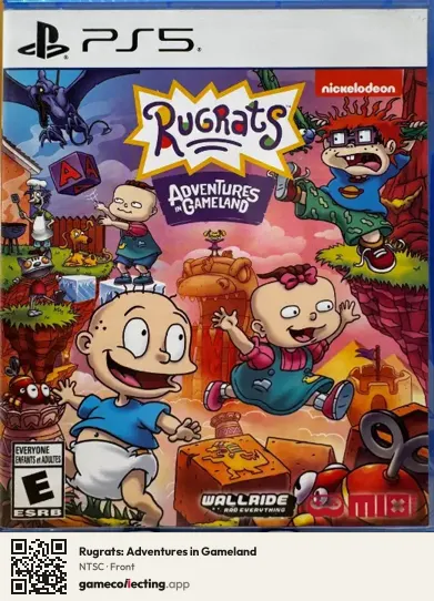 Rugrats: Adventures in Gameland PlayStation 5, NTSC box front