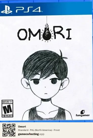 Omori PlayStation 4, North America box front