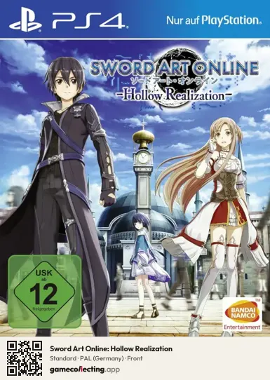 Sword Art Online: Hollow Realization PlayStation 4, Germany box front