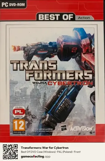Transformers: War for Cybertron Computer, Poland box front