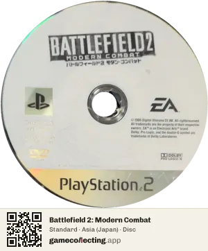 Battlefield 2: Modern Combat PlayStation 2, Asia disc
