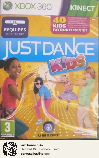 Just Dance Kids Xbox 360, Germany box front