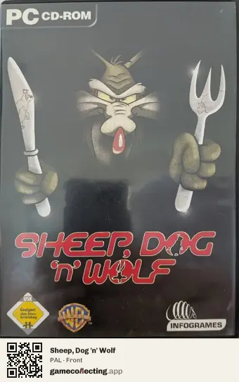 Sheep, Dog 'n' Wolf Computer, PAL box front