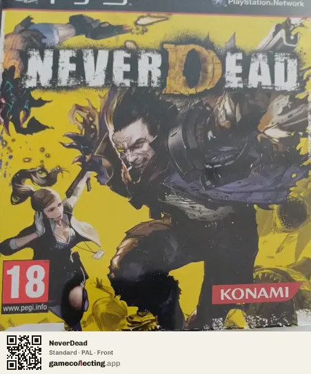 NeverDead PlayStation 3, PAL box front