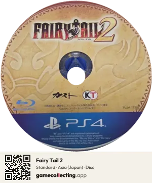 Fairy Tail 2 PlayStation 4, Asia disc