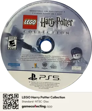 LEGO Harry Potter Collection PlayStation 5, NTSC disc